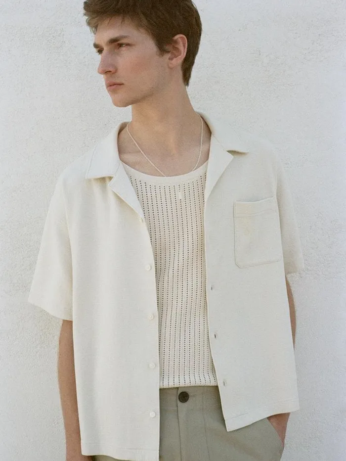 Men FRAME Shirts Duo Fold Relaxed Short Sleeve Shirt Men FRAME Shirts Duo Fold Relaxed Short Sleeve Shirt