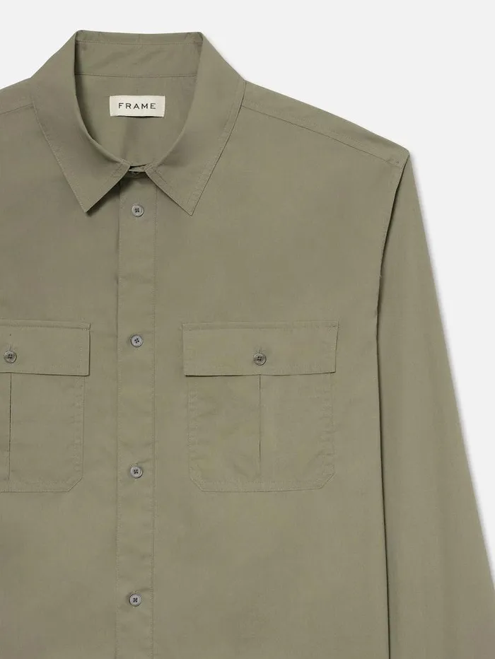 Men FRAME Shirts Military Shirt Men FRAME Shirts Military Shirt