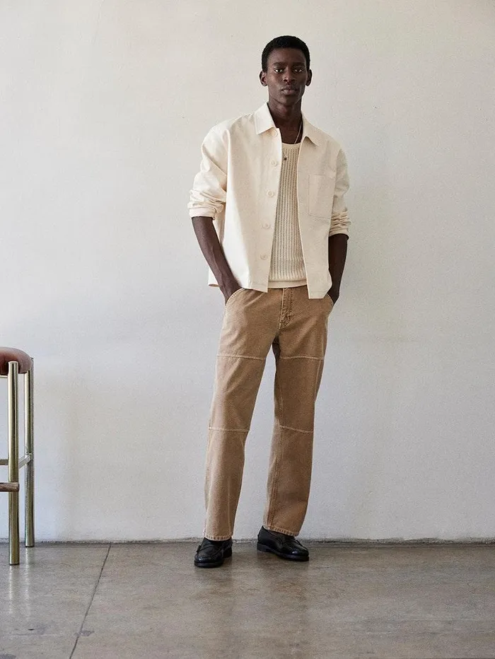 Men FRAME Straight Canvas Workwear Pant