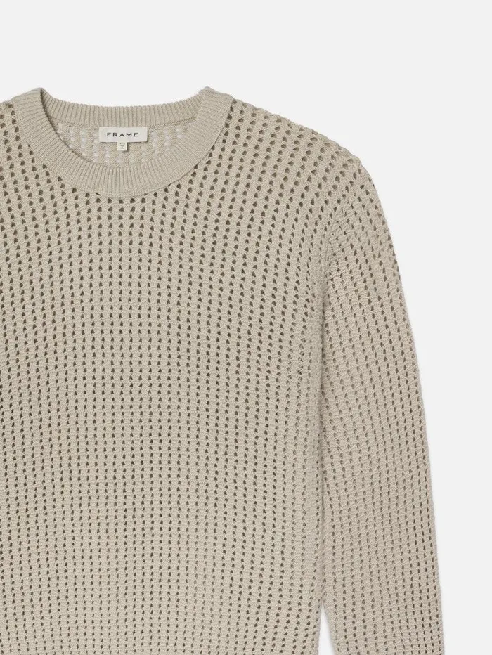 Men FRAME Sweaters and Hoodies Cotton Blend Crewneck Sweater