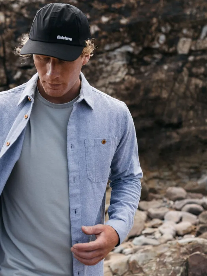 Men Gylly Shirt Indigo Dobby Finisterre Shirts