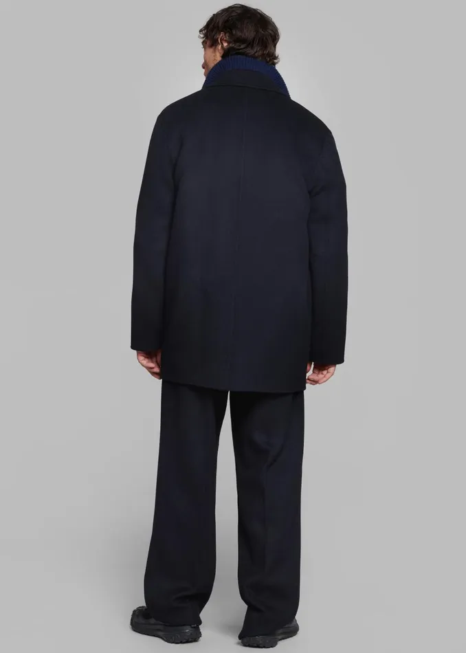 Men Harry Wool Blazer 8211 Navy The Frankie Shop Outerwear