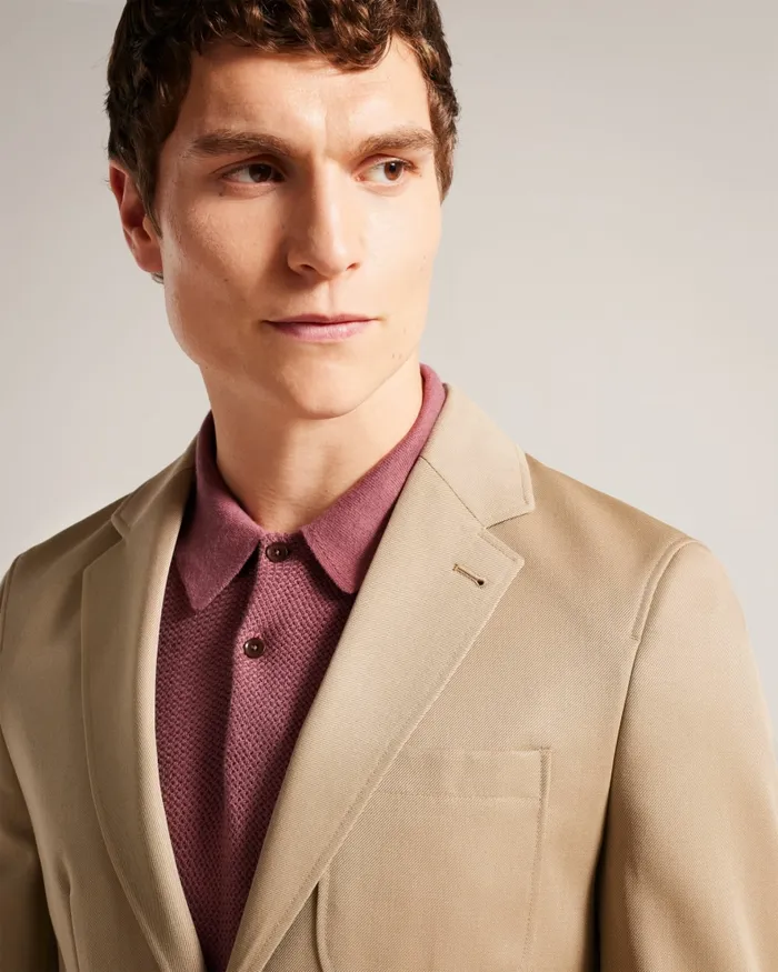 Men HEDDONJ 8211 Single Breasted Jacket Natural Ted Baker Coats and Jackets
