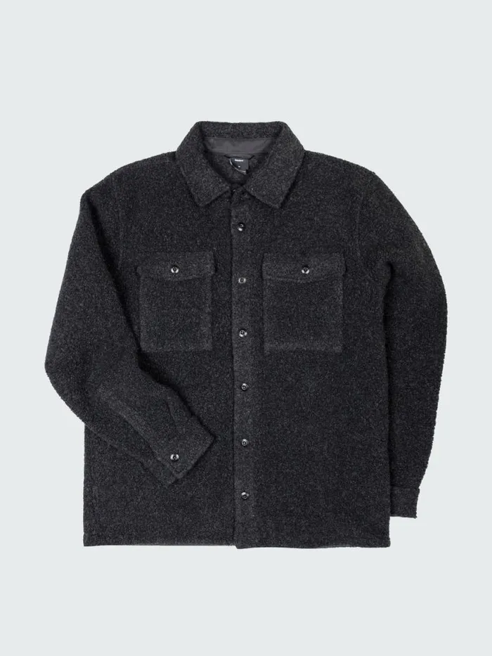 Men Hegen Fleece Shirt Raven Finisterre Shirts