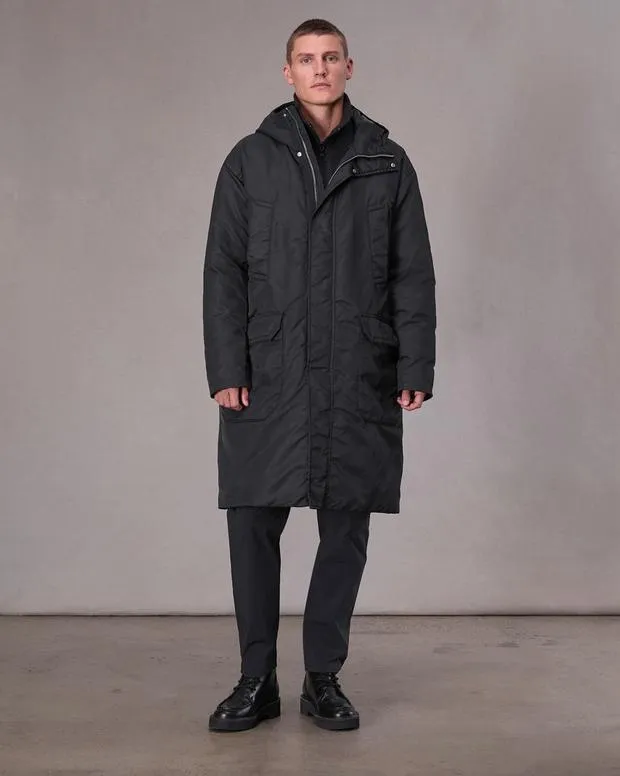 Men Jackets and Coats Rag and Bone Clint Duffle Coat Black