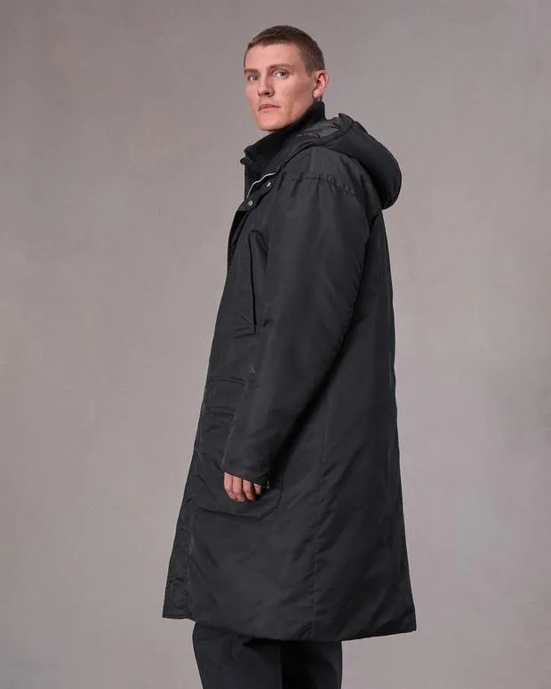 Men Jackets and Coats Rag and Bone Clint Duffle Coat Black