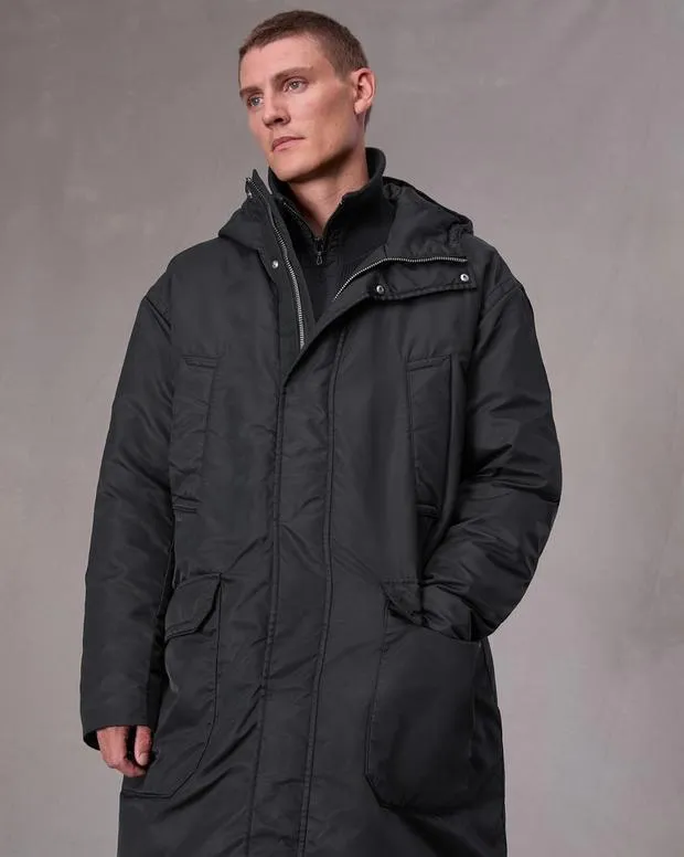 Men Jackets and Coats Rag and Bone Clint Duffle Coat Black