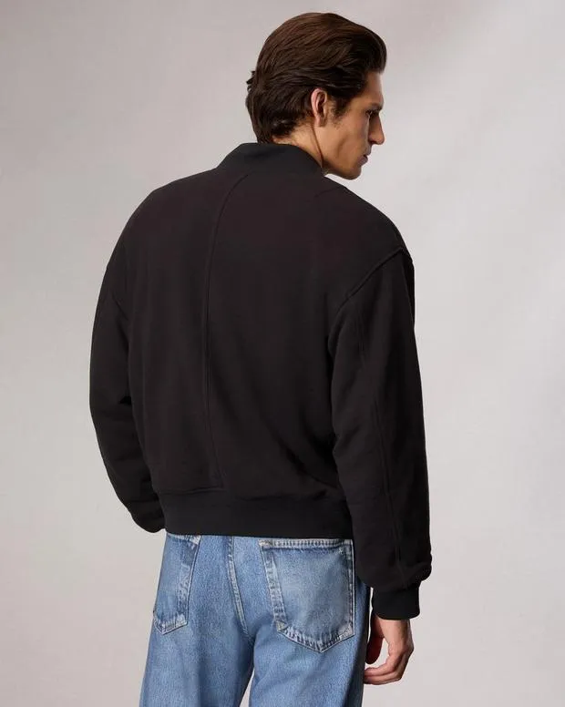 Men Jackets and Coats Rag and Bone Manston Bomber Jacket Black