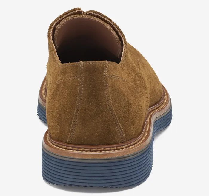 Men Jenson Plain Toe Snuff Suede LaceUps Johnston and Murphy