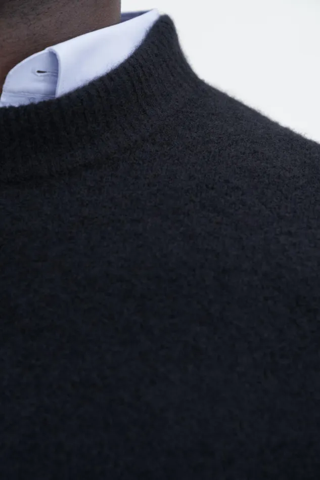 Men Johannes Yak Sweater Black Filippa K Knitwear
