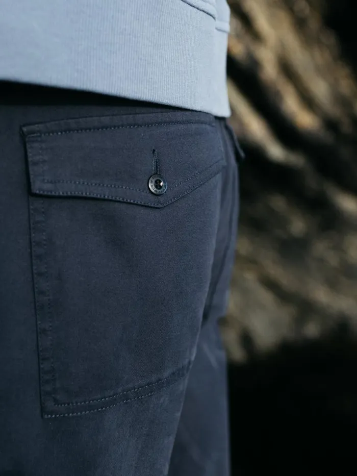Men Koerner Trouser Navy Finisterre Trousers and Jeans