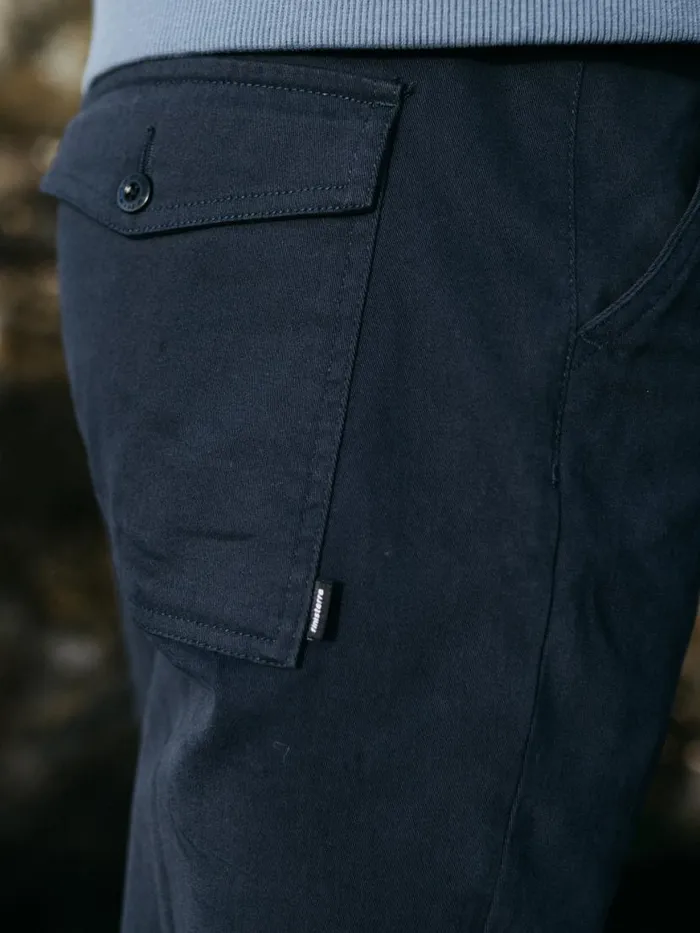 Men Koerner Trouser Navy Finisterre Trousers and Jeans