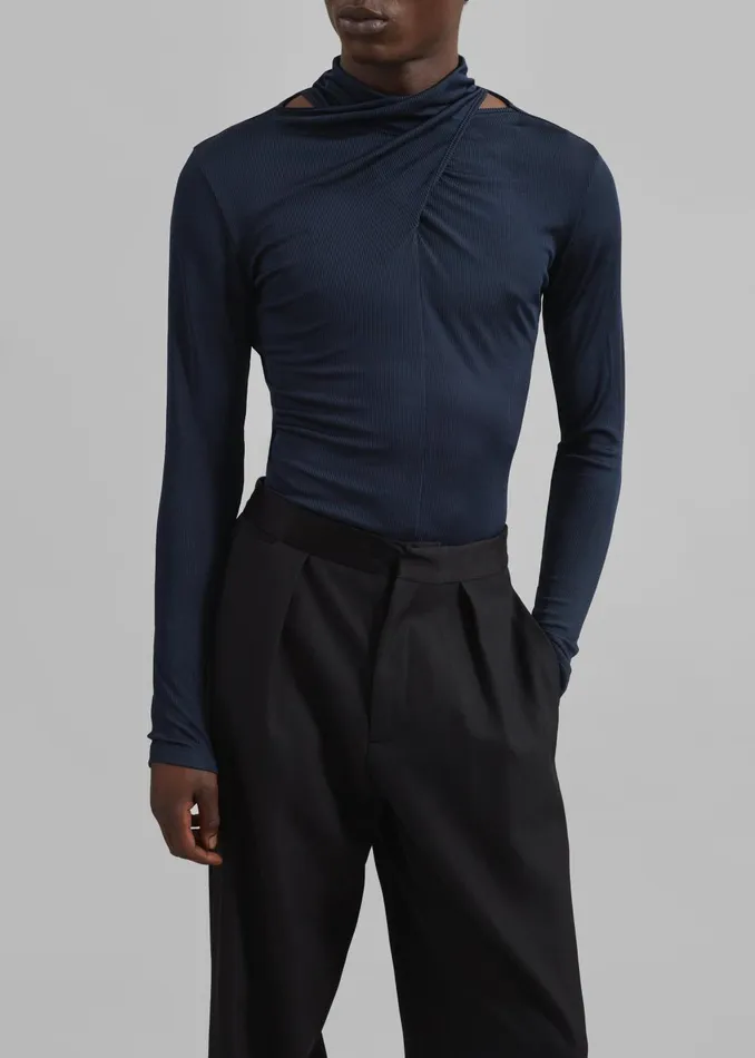 Men Louis Gabriel Nouchi StraightLeg Smoking Trousers 8211 Black The Frankie Shop Bottoms