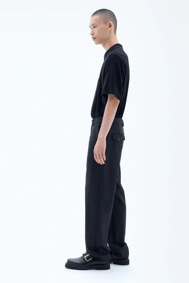 Men Mateo Wool Trousers Black Filippa K Trousers