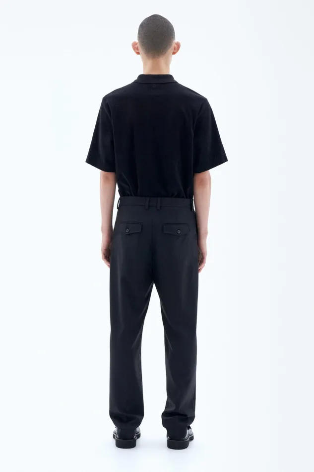 Men Mateo Wool Trousers Black Filippa K Trousers