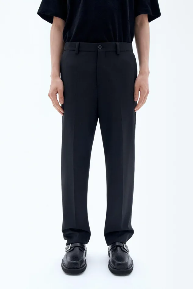 Men Mateo Wool Trousers Black Filippa K Trousers