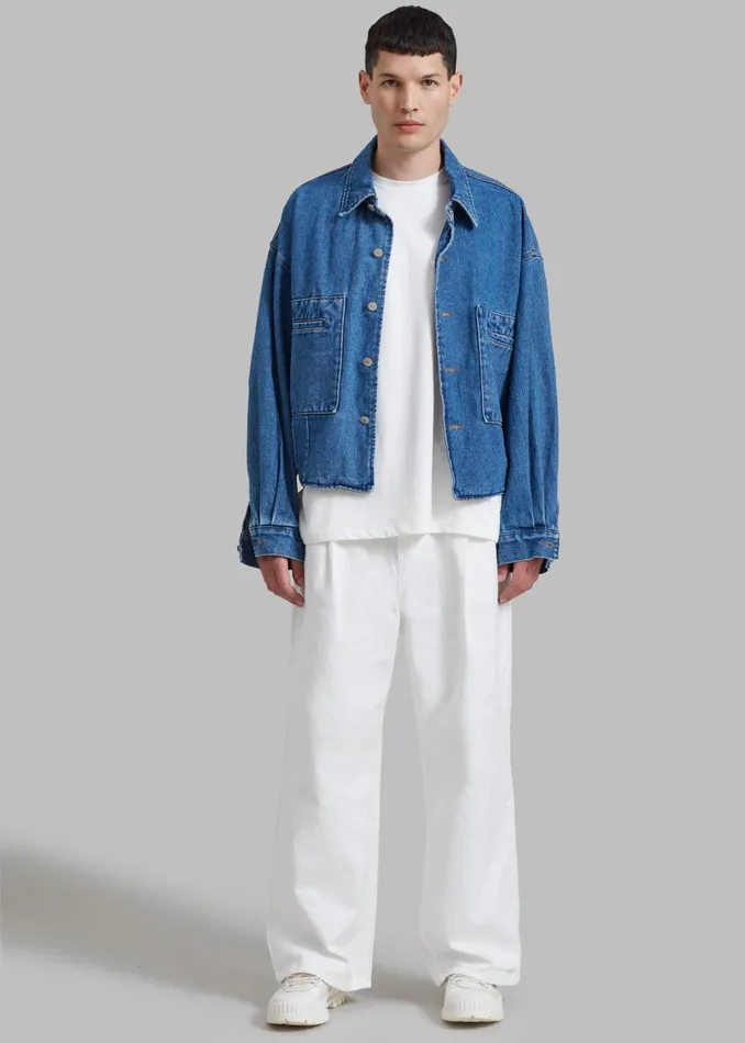 Men Miller Denim Jacket 8211 Blue The Frankie Shop Outerwear