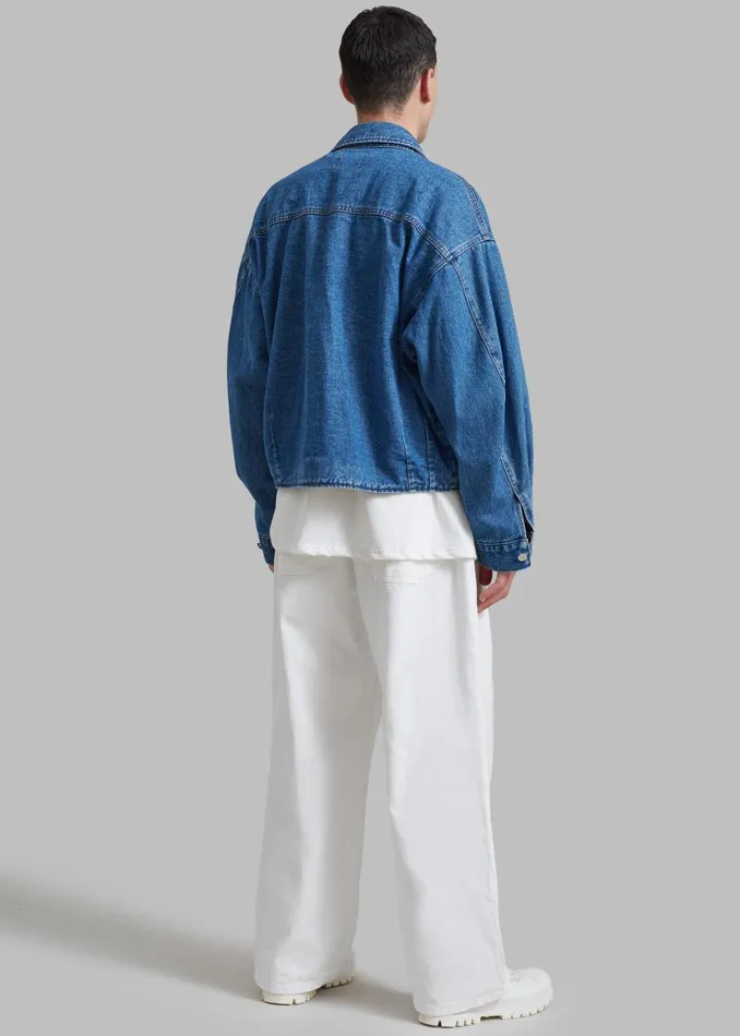Men Miller Denim Jacket 8211 Blue The Frankie Shop Outerwear