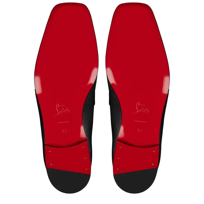 Men MJ Moc Loafers 8211 Calf Leather 8211 Black Christian Louboutin Loafers and Moccasins