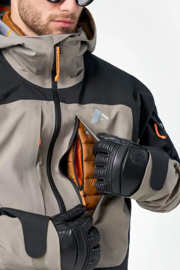 Men MtnX Highland 3L Hybrid JacketClay Orage Jackets Men MtnX Highland 3L Hybrid JacketClay Orage Jackets