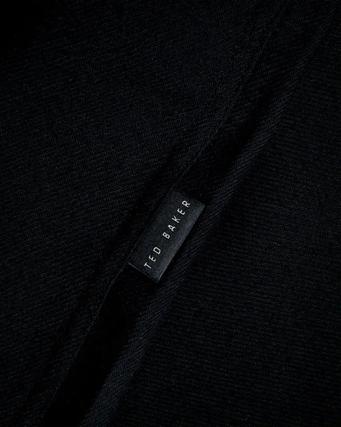Men NARNI 8211 Lightweight Twill Flannel Shirt Black Ted Baker Shirts Men NARNI 8211 Lightweight Twill Flannel Shirt Black Ted Baker Shirts