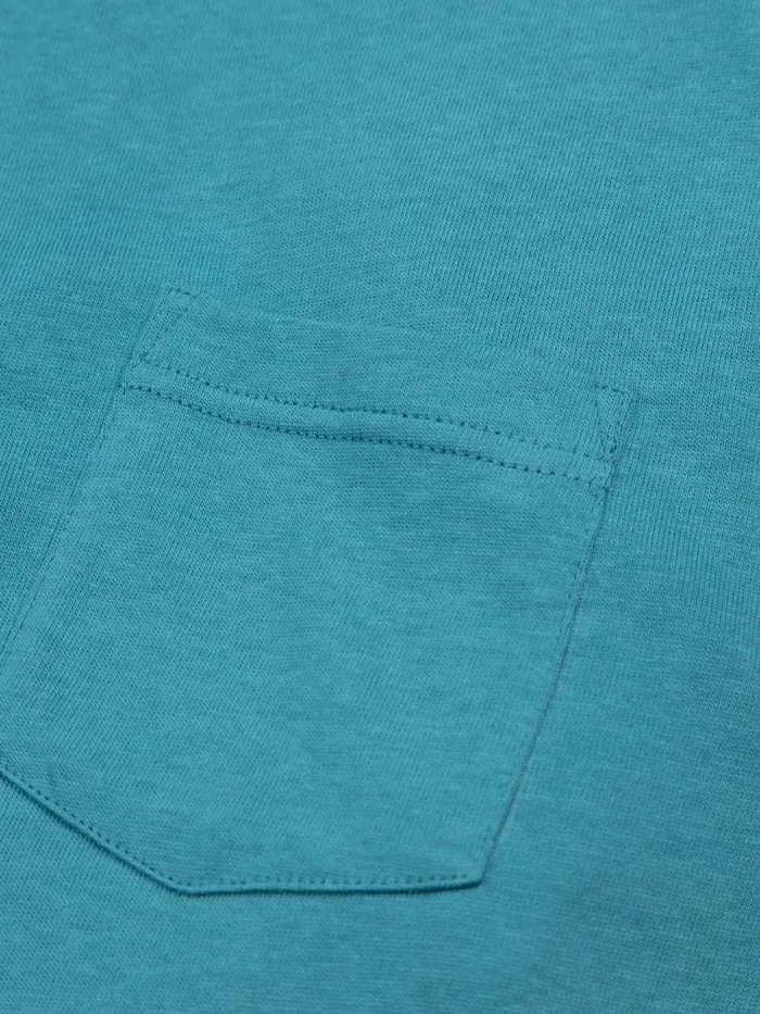 Men Orca Recycled Pocket TShirt Ocean Storm Finisterre TShirts