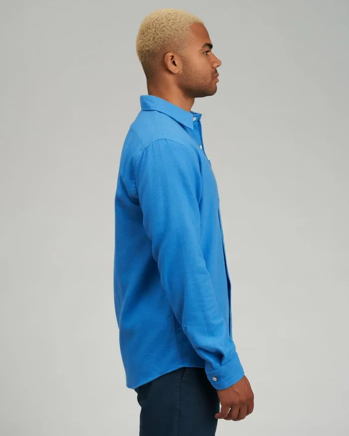 Men Organic Flannel Shirt Limestone Grey Colorful Standard Shirts