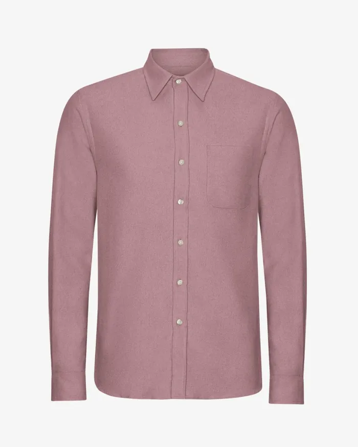Men Organic Flannel Shirt Purple Haze Colorful Standard Shirts