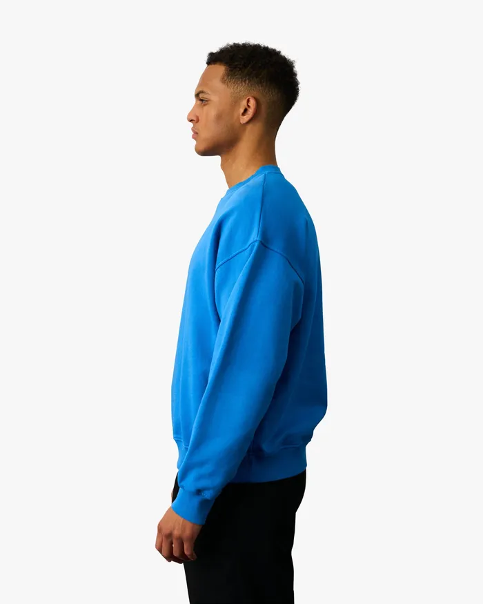 Men Organic Oversized Crew 8211 Lava Grey Crewneck Sweatshirts Colorfulstandard