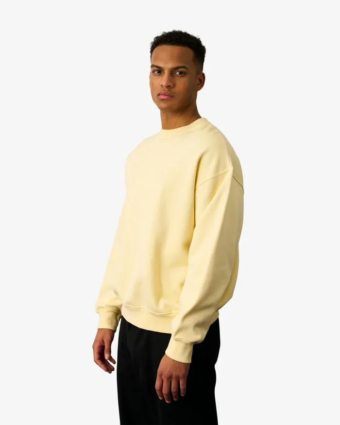 Men Organic Oversized Crew Navy Blue Colorful Standard Crewneck Sweatshirts