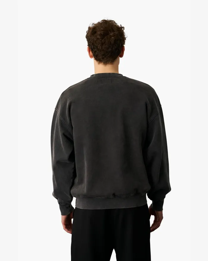 Men Organic Oversized Crew Optical White Colorful Standard Crewneck Sweatshirts
