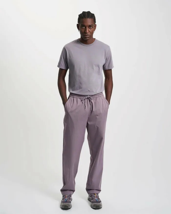 Men Organic Twill Pants Ginger Brown Colorful Standard Pants