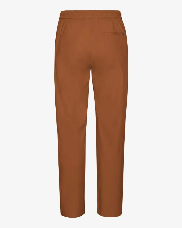 Men Organic Twill Pants Ginger Brown Colorful Standard Pants