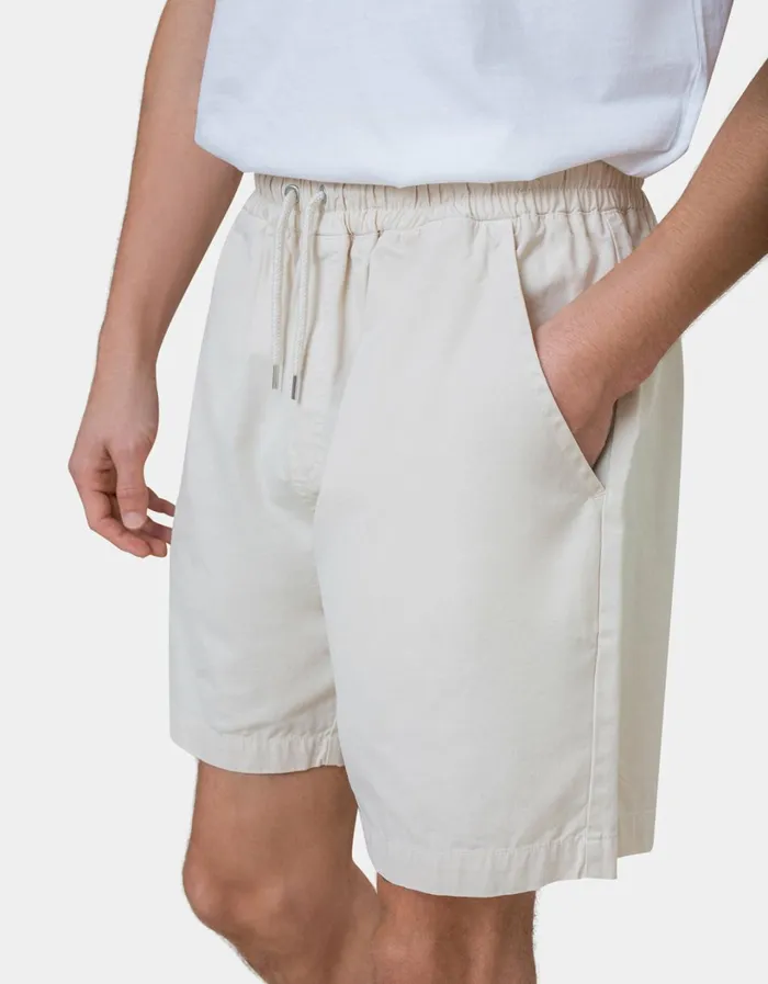 Men Organic Twill Shorts Oyster Grey Colorful Standard Shorts