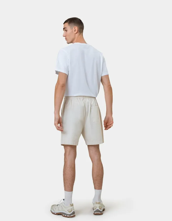 Men Organic Twill Shorts Oyster Grey Colorful Standard Shorts