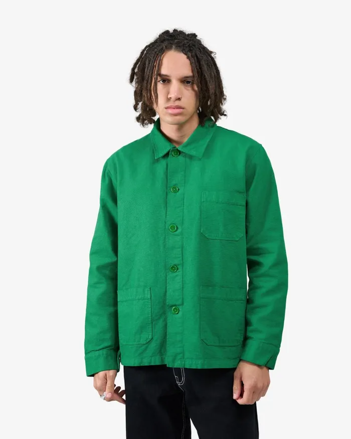 Men Organic Workwear Jacket Desert Khaki Colorful Standard Workwear Jackets
