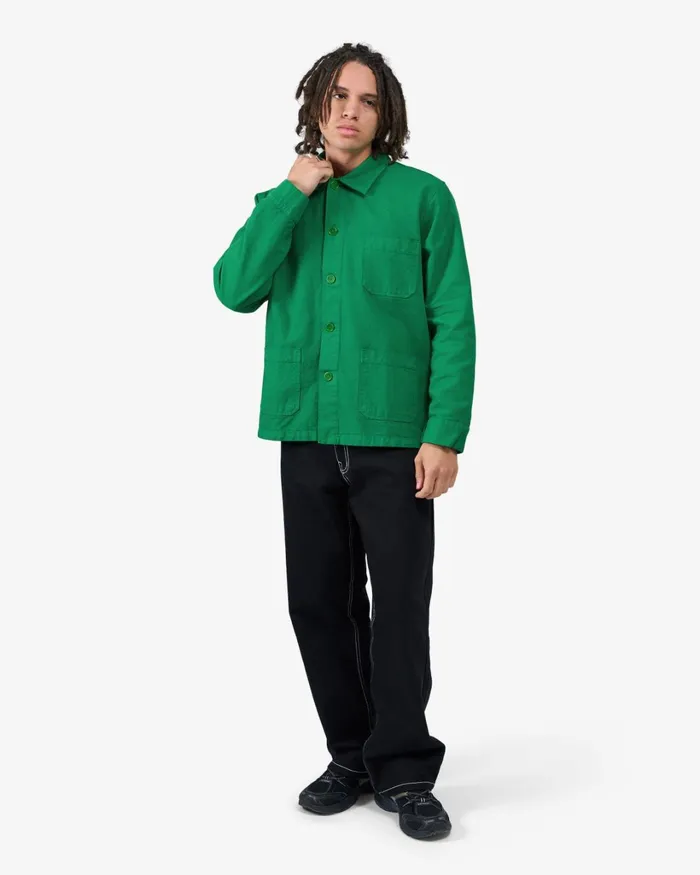 Men Organic Workwear Jacket Desert Khaki Colorful Standard Workwear Jackets