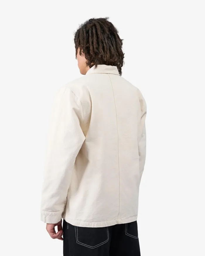 Men Organic Workwear Jacket Ivory White Colorful Standard Workwear Jackets