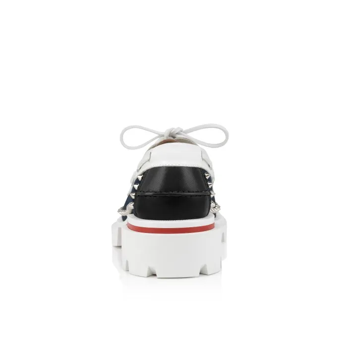 Men Our Steckel Derbies 8211 Olona Canva And Nubuck Calf Leather 8211 White Christian Louboutin Loafers and Moccasins
