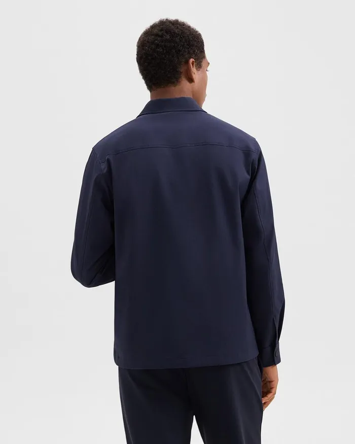 Men Outerwear Theory Shirt Jacket In Neoteric Navy