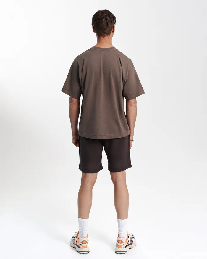 Men Oversized Organic TShirt 8211 Cedar Brown TShirts Colorfulstandard
