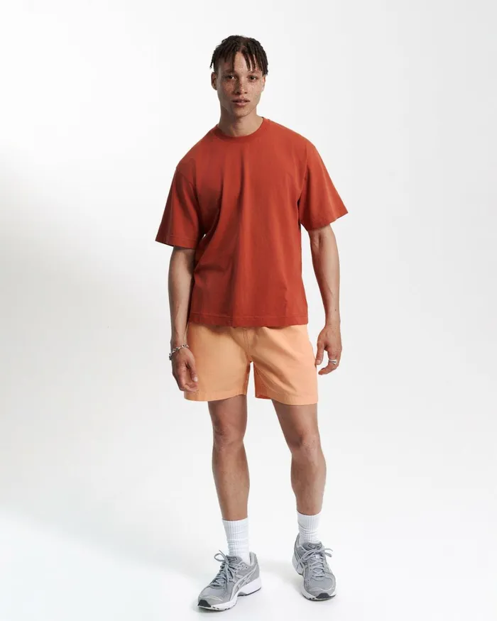 Men Oversized Organic TShirt Hunter Green Colorful Standard TShirts