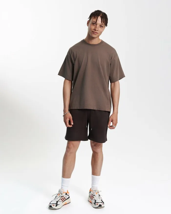Men Oversized Organic TShirt Spring Green Colorful Standard TShirts