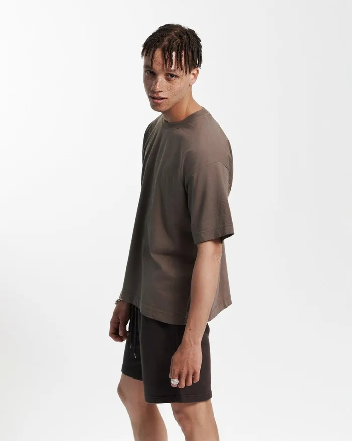 Men Oversized Organic TShirt Spring Green Colorful Standard TShirts