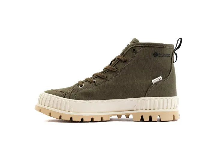 Men PALLASHOCK ORGANIC 2 Olive Night PALLADIUM Boots Men PALLASHOCK ORGANIC 2 Olive Night PALLADIUM Boots
