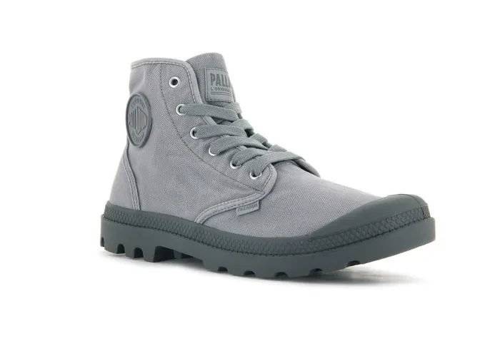 Men PAMPA HI Gray Flannel PALLADIUM Boots Men PAMPA HI Gray Flannel PALLADIUM Boots
