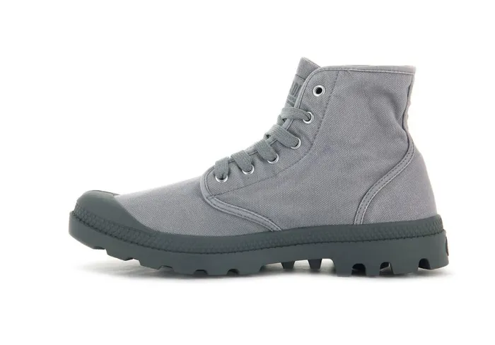 Men PAMPA HI Gray Flannel PALLADIUM Boots Men PAMPA HI Gray Flannel PALLADIUM Boots