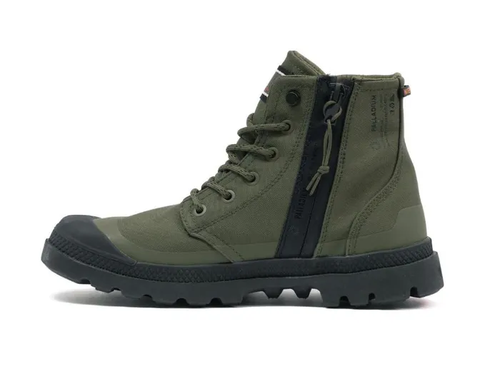 Men PAMPA RCYL LTWPZIP Olive Night PALLADIUM Boots