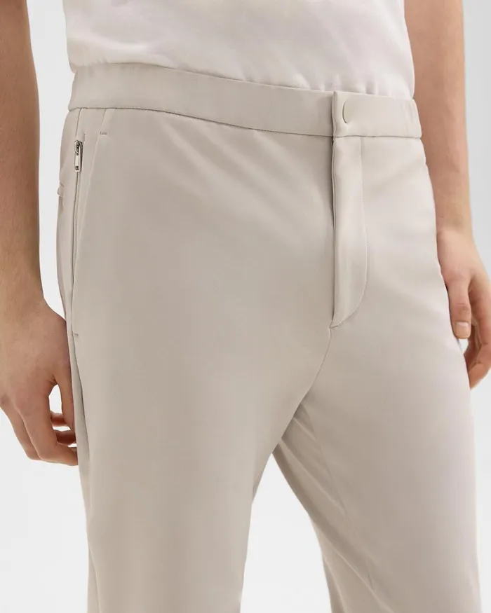 Men Pants Theory Terrance Jogger In Precision Ponte Putty