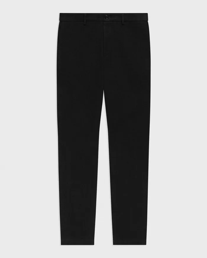 Men Pants Theory Zaine Pant In Moleskin Twill Black